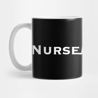 Nurse ecg stethoscope art Mug